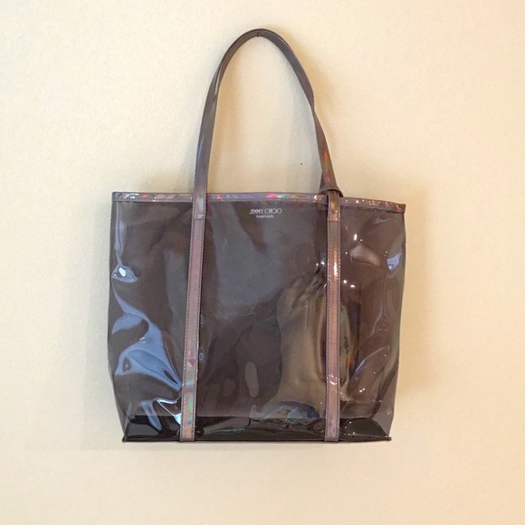 jimmy choo clear bag